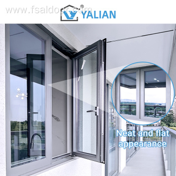 Aluminum Alloy Casement Windows Soundproof Function